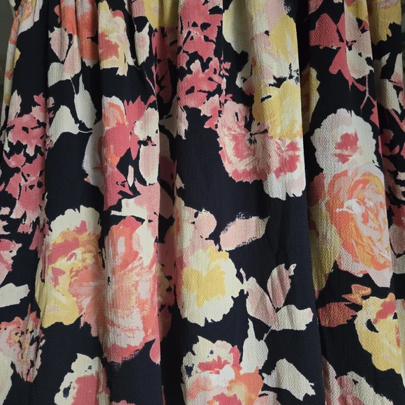 Isabel Maternity by Ingrid & Isabel Floral Black Maxi Dress - Picture 3 of 4